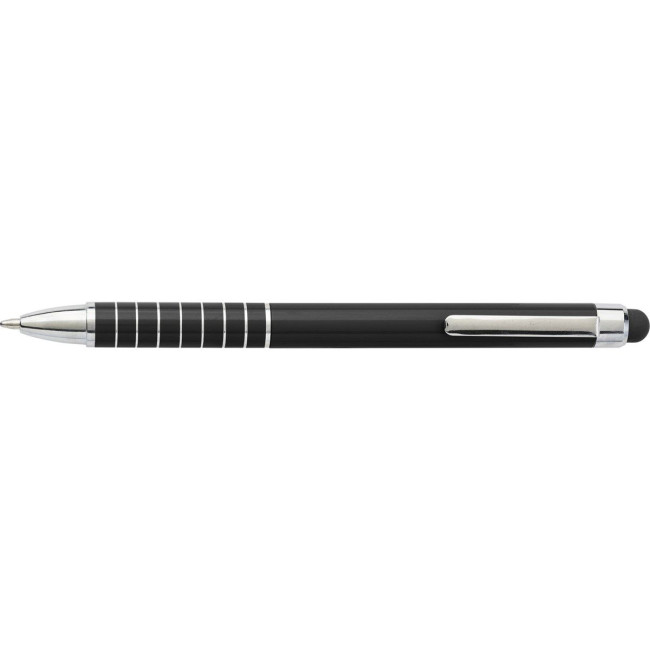 Promotional Aluminium ballpen with stylus - Image 4