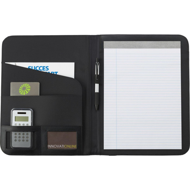 Promotional A4 PU padded portfolio - Image 1