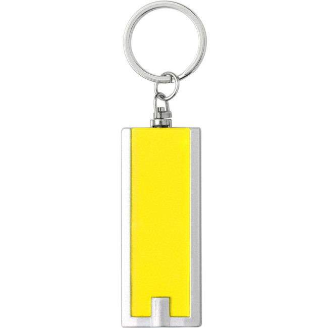 Promotional Plastic LED torch keyring - Image 6