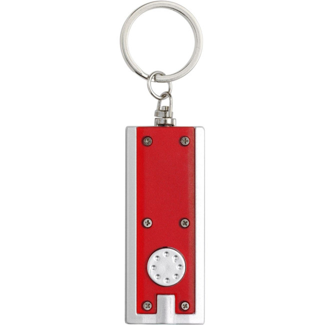 Promotional Plastic LED torch keyring - Image 7