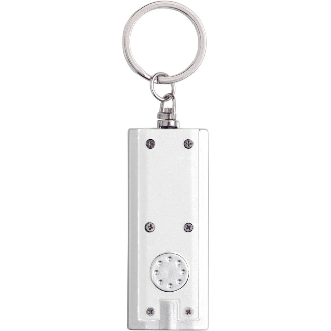 Promotional Plastic LED torch keyring - Image 9