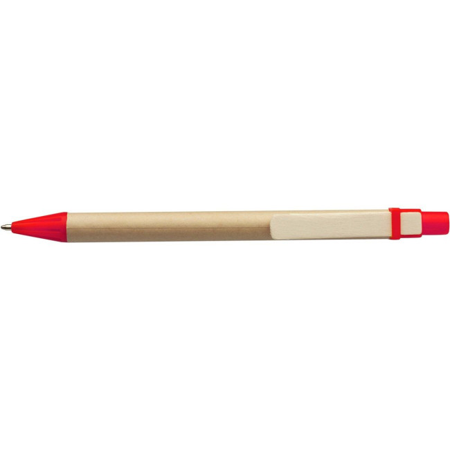 Promotional Ballpen with cardboard barrel - Image 2