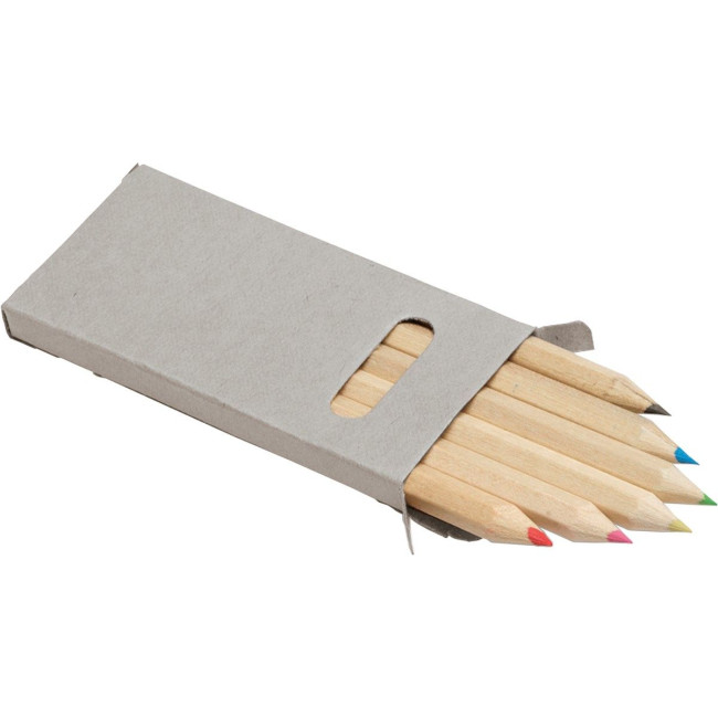 Promotional The Dedham Six Colour Pencil Set - Image 1