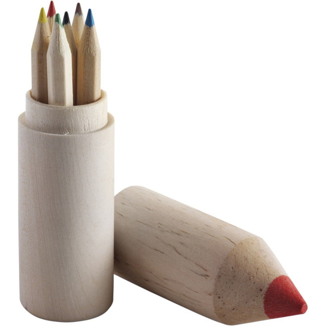 Promotional Colouring Pencil holder 6pc - Image 2