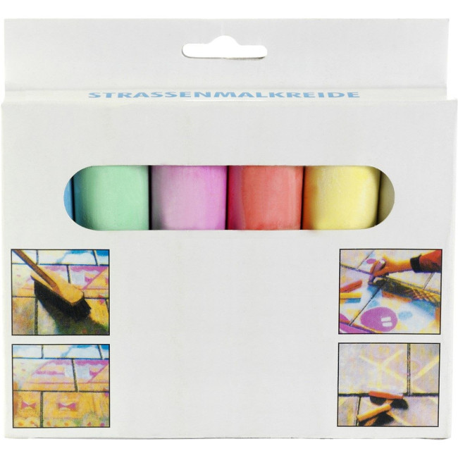 Promotional Chalk Set 6pc - Image 1