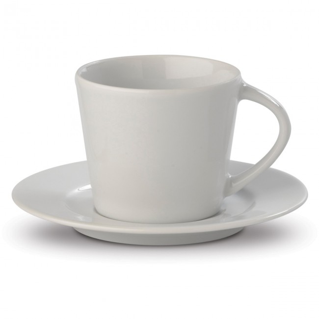 Promotional Firenze cup and saucer porcelain 100ml - Image 2