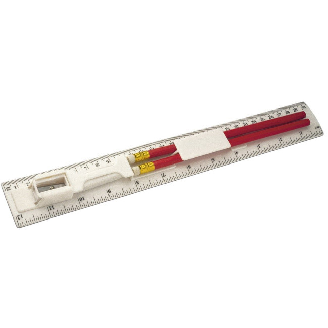 Promotional Plastic ruler 30cm - Image 2