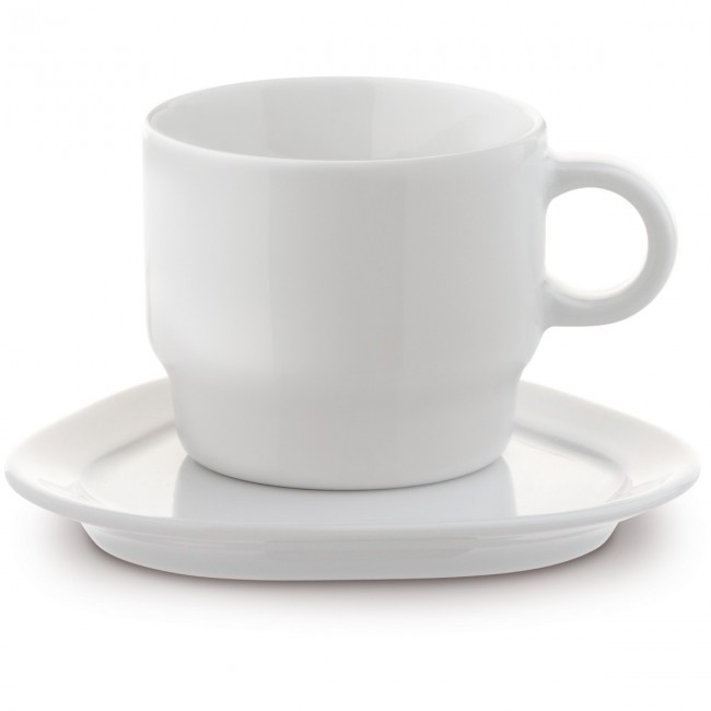 Promotional Satellite, cup & saucer triangle 180ml - Image 2