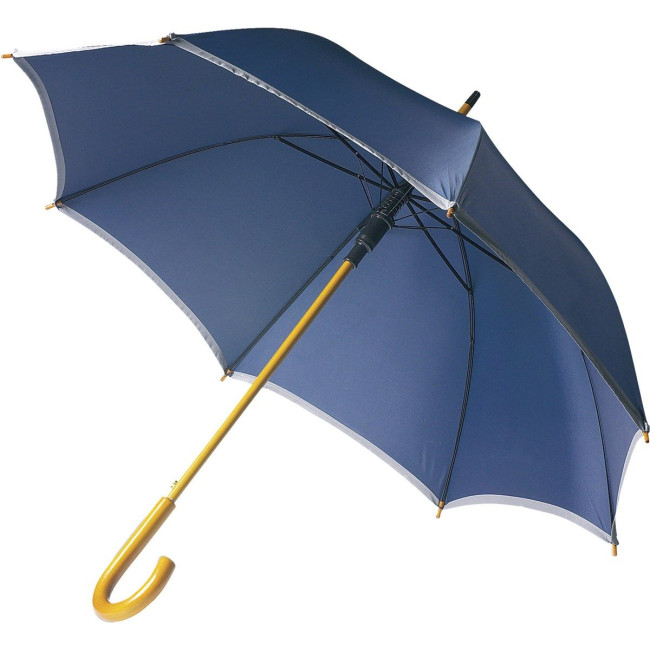 Promotional Umbrella with reflective border - Image 1