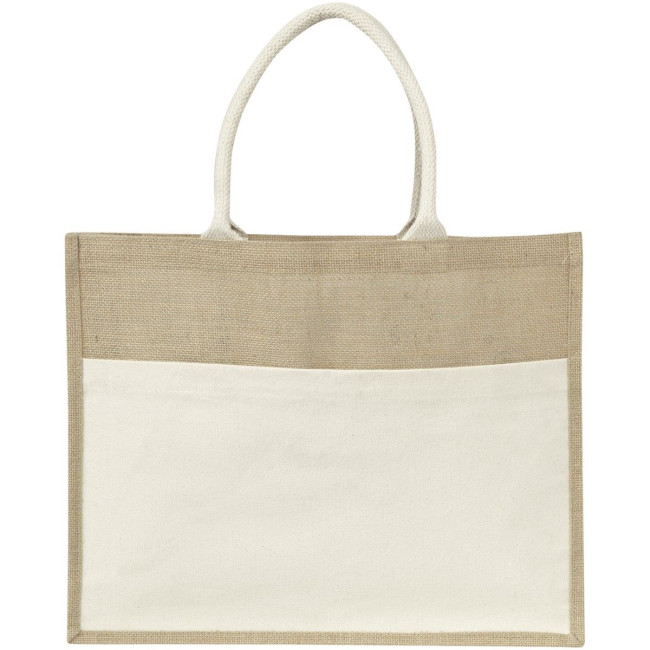 Promotional Jute Shopping Bag - Image 1