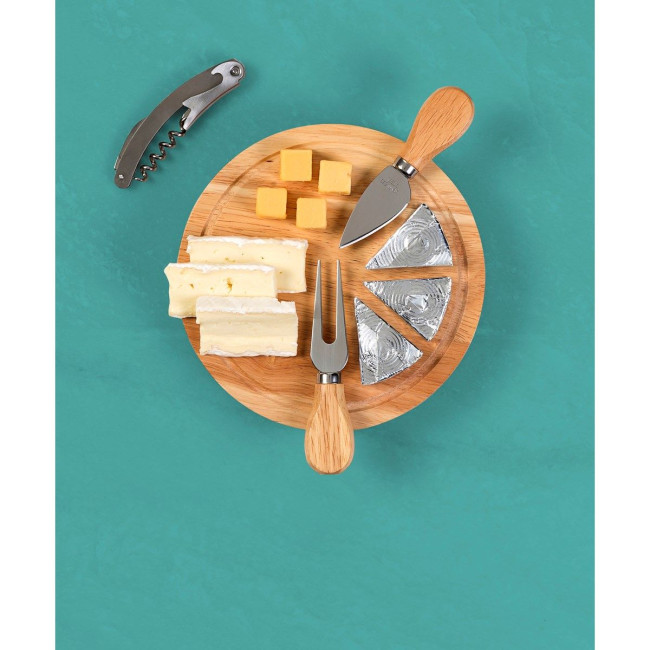 Promotional Wooden Cheese set - Image 3