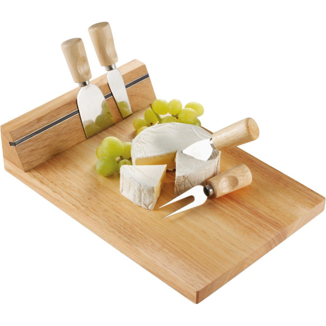 Promotional Wooden Cheese board - Image 1