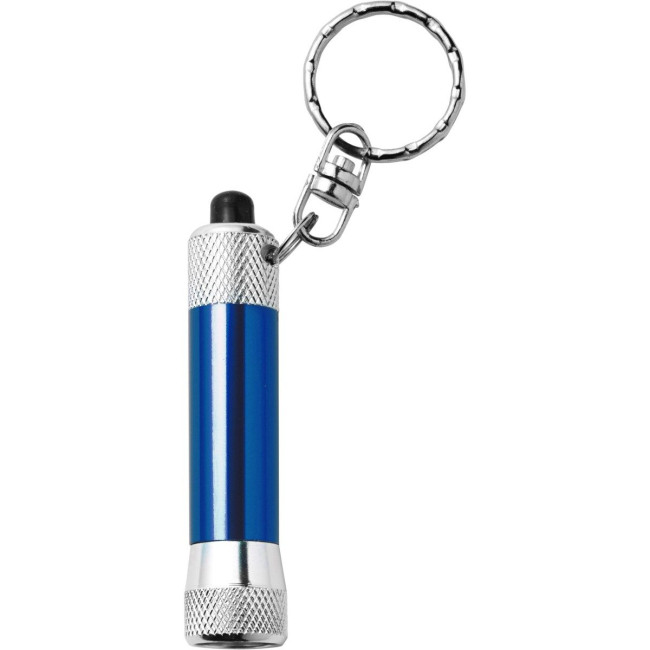 Promotional Aluminium LED torch keyring - Image 3