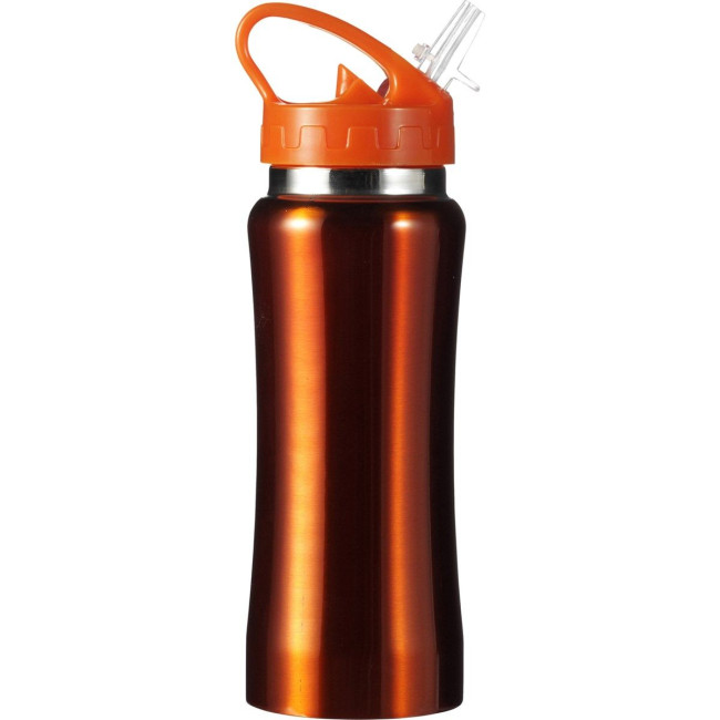 Promotional Stainless steel single walled drinking bottle 600ml - Image 2