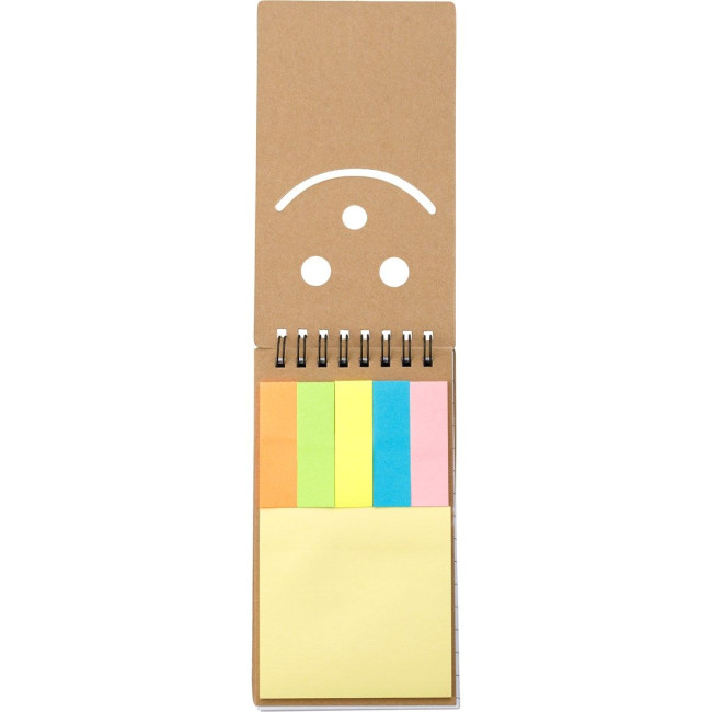 Promotional Notebook with sticky notes - Image 1