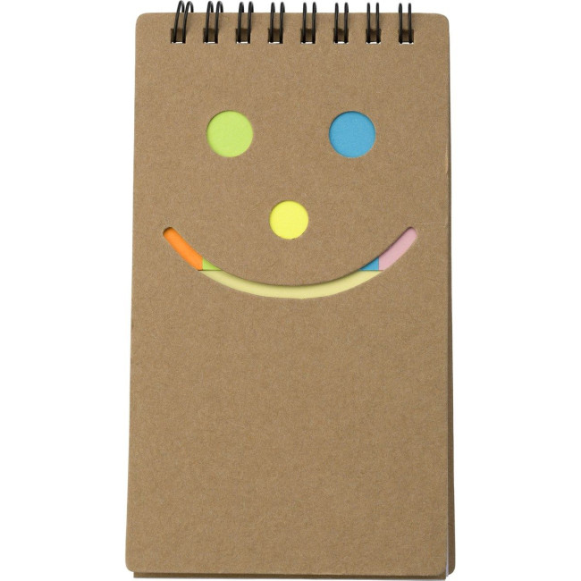 Promotional Notebook with sticky notes - Image 2