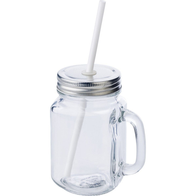 Promotional Glass mason jar 480ml - Image 1