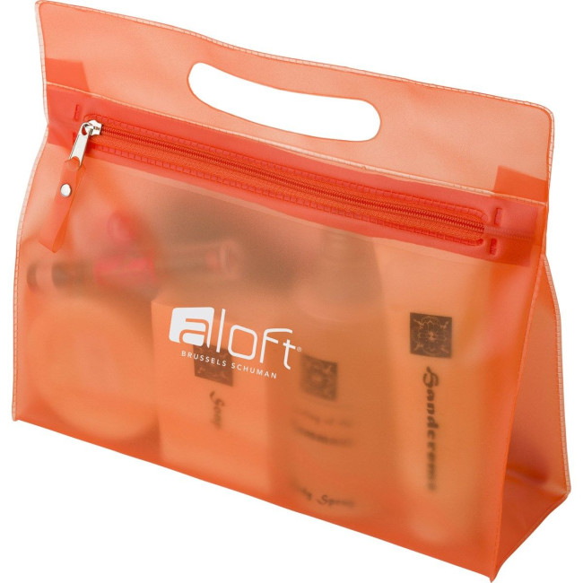 Promotional Frosted toilet bag - Image 2