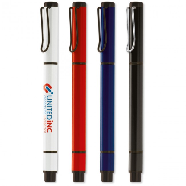 Promotional Ball pen with textmarker 2-in-1 - Image 2