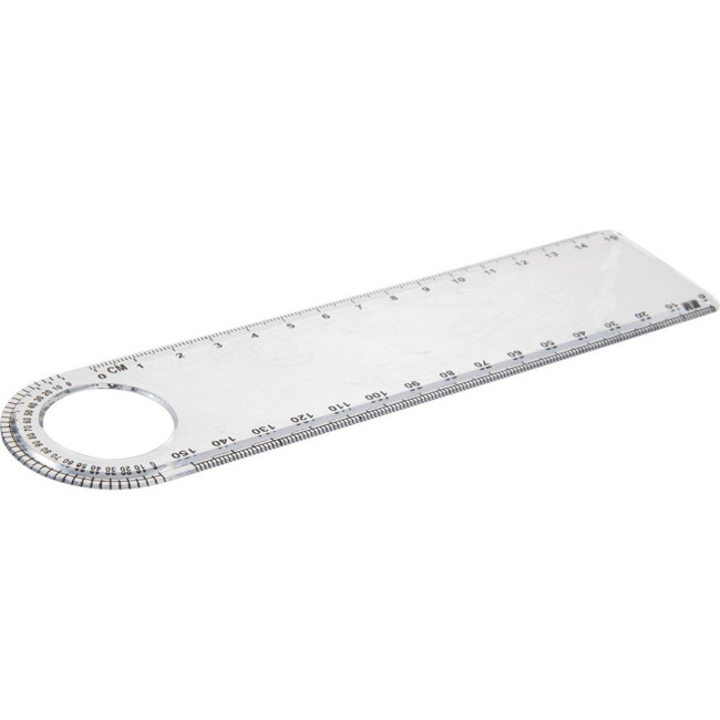 Promotional Plastic Transparent Ruler 15cm - Image 1