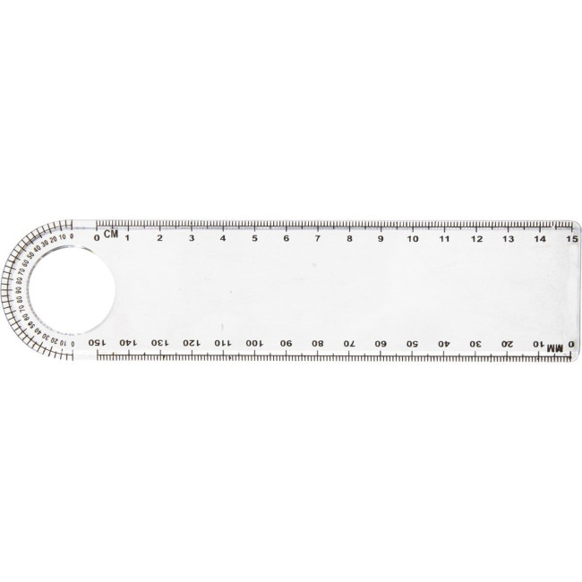 Promotional Plastic Transparent Ruler 15cm - Image 2