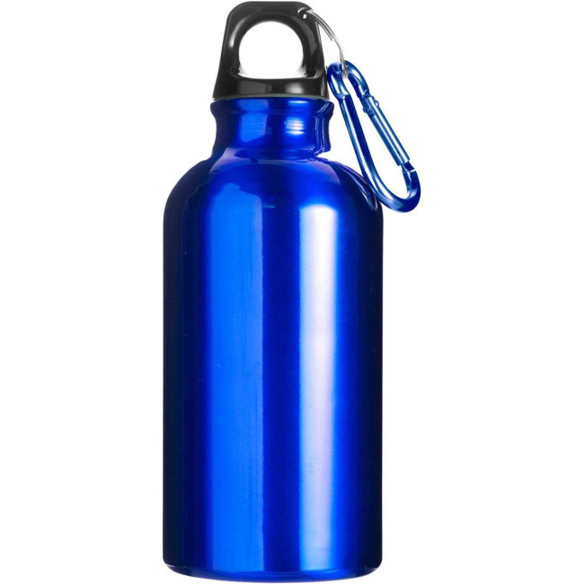 Promotional Marney Aluminium Single Walled Bottle With Carabiner 400ml - Image 6