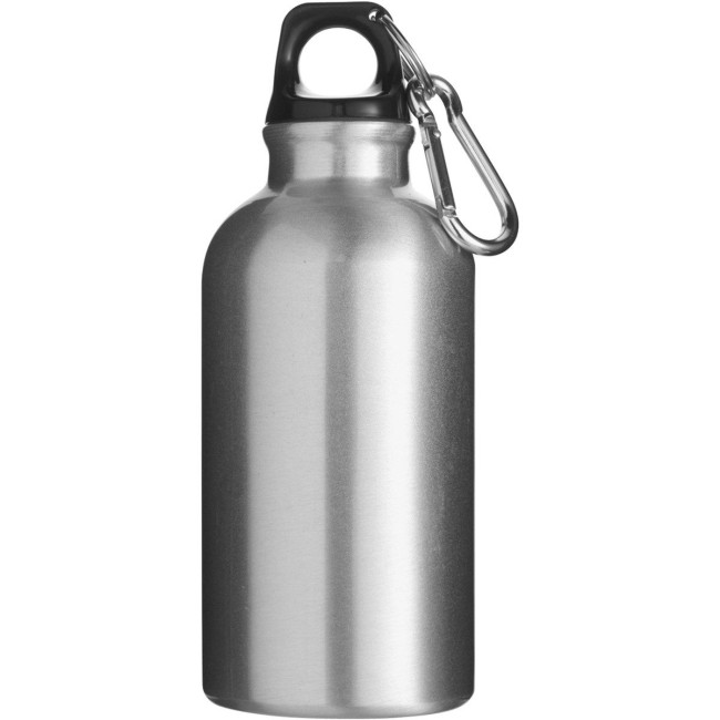 Promotional Marney Aluminium Single Walled Bottle With Carabiner 400ml - Image 7