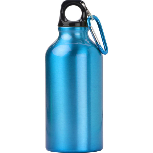 Promotional Marney Aluminium Single Walled Bottle With Carabiner 400ml - Image 8