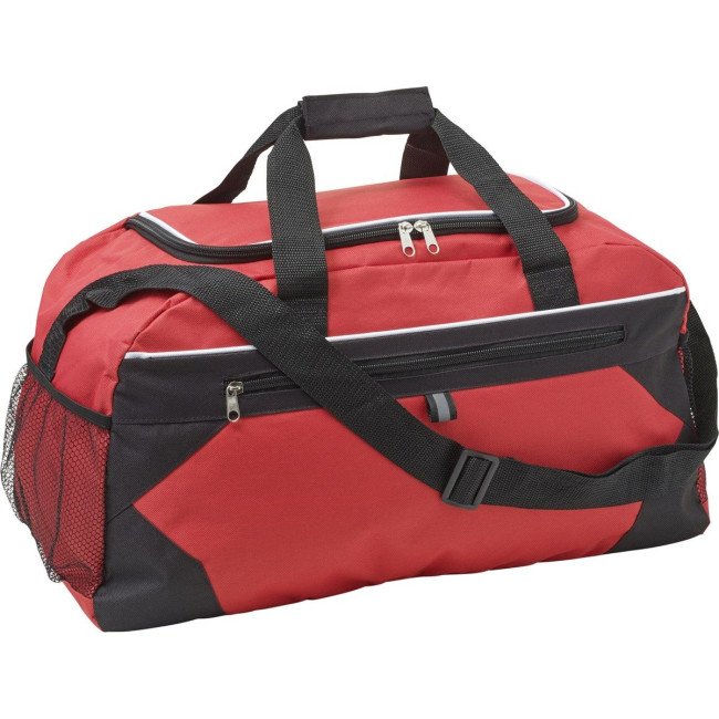 Promotional Polyester Sports travel bag - Image 8