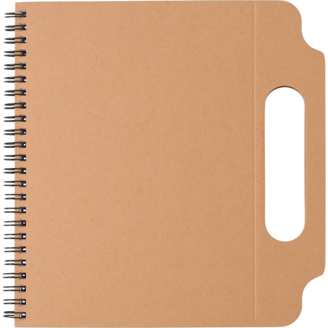 Promotional Cardboard A5 Notebook - Image 1