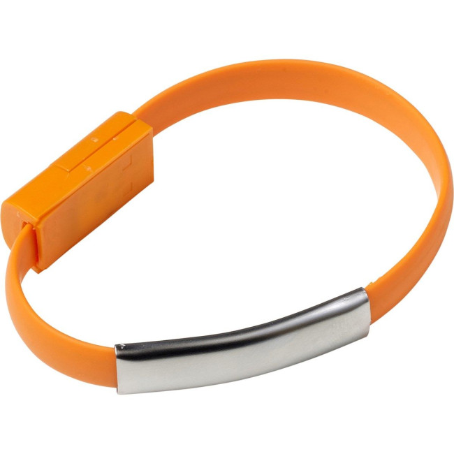 Promotional Silicone USB wristband - Image 2