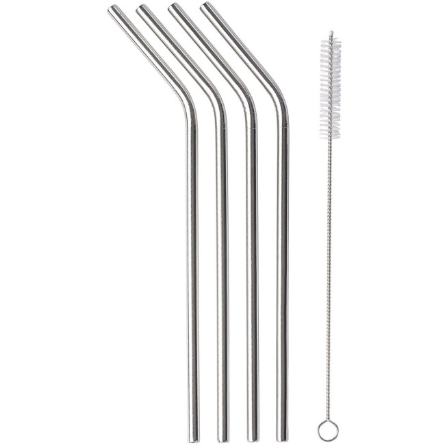 Promotional Four Stainless Steel drinking straws - Image 2