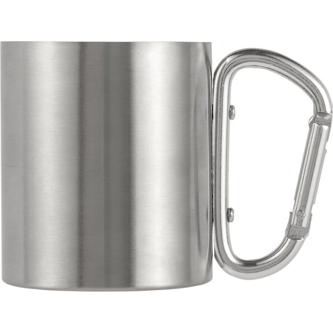 Promotional Stainless steel double walled mug 185ml - Image 3