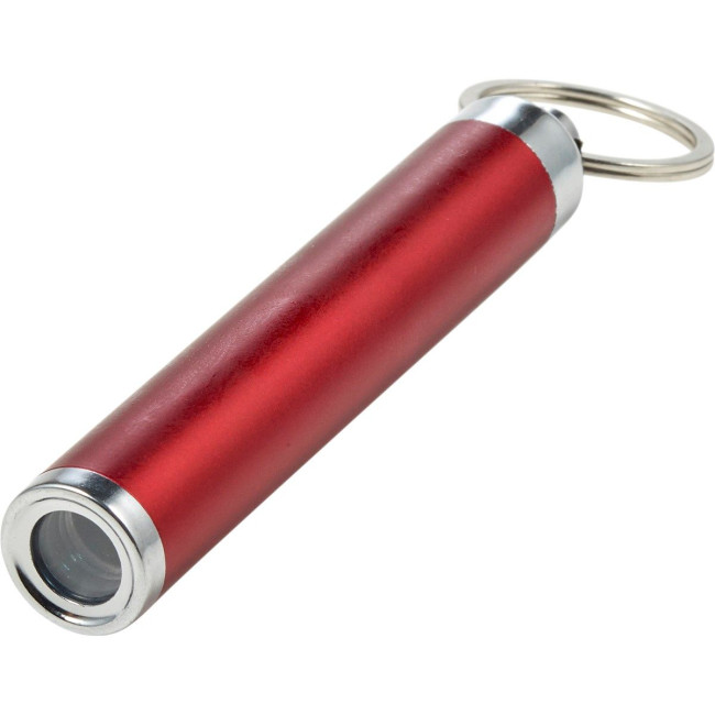 Promotional LED flashlight with keyring - Image 3