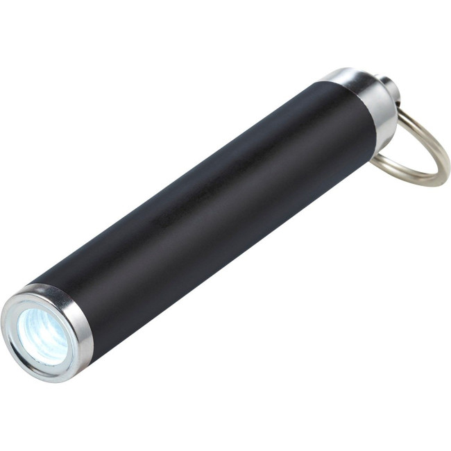 Promotional LED flashlight with keyring - Image 4