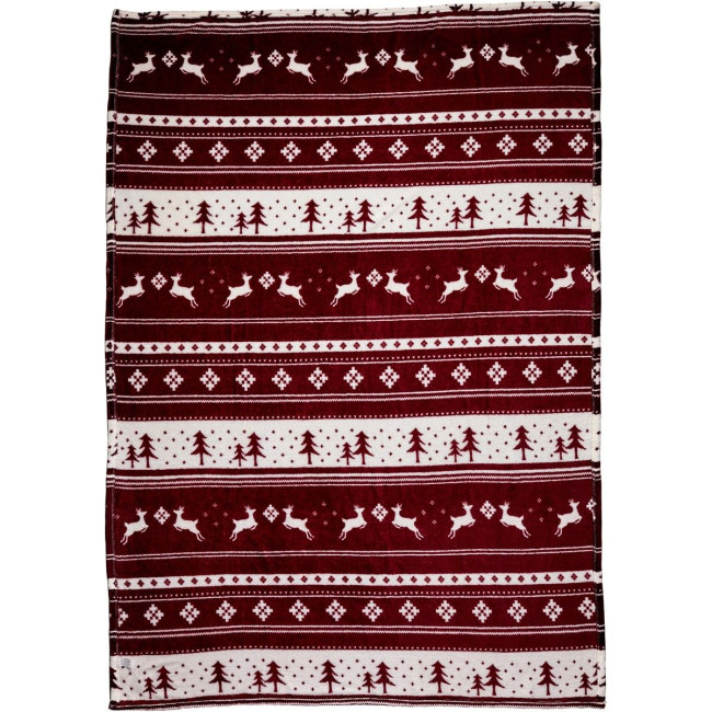 Promotional Flannel fleece snowmen blanket - Image 3