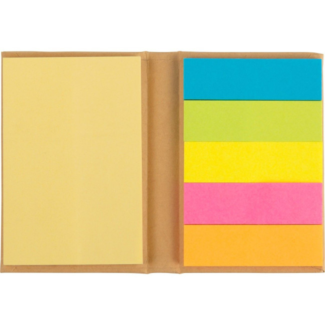 Promotional Notebook with sticky notes - Image 1