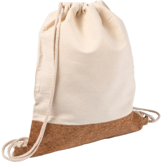 Promotional Cotton rucksack - Image 1