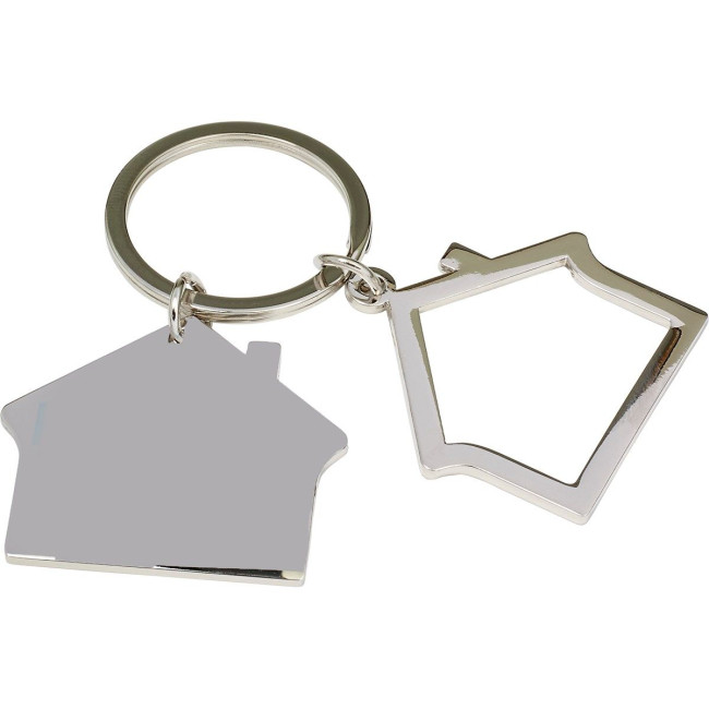 Promotional House Metal keyring - Image 4