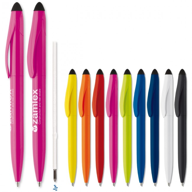 Promotional Touchy stylus ball pen (coloured) - Image 1