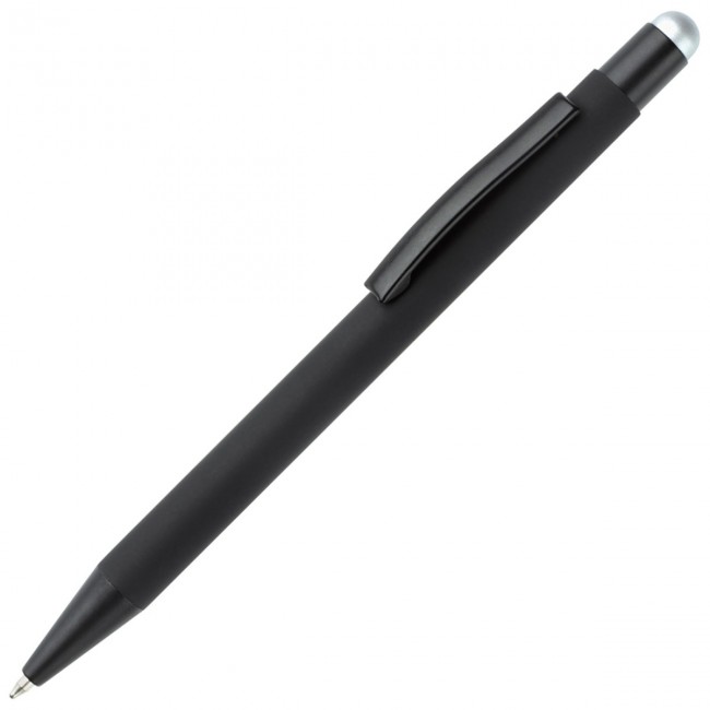 Promotional New York black rubberised stylus - Image 2