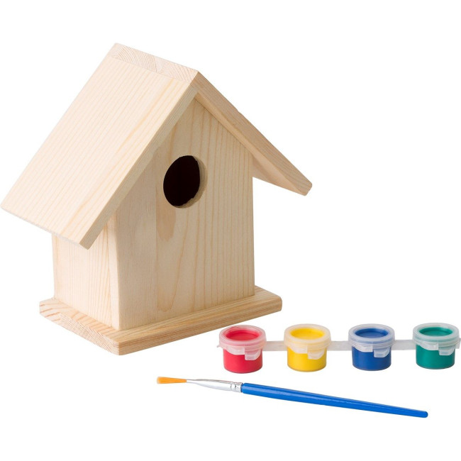 Promotional Birdhouse with painting set - Image 1