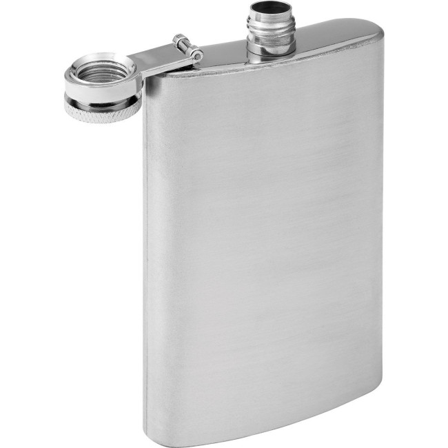 Promotional Steel hip flask 100ml - Image 2