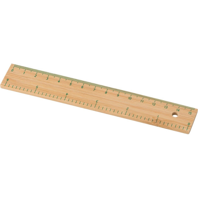 Promotional Bamboo ruler 15cm - Image 1