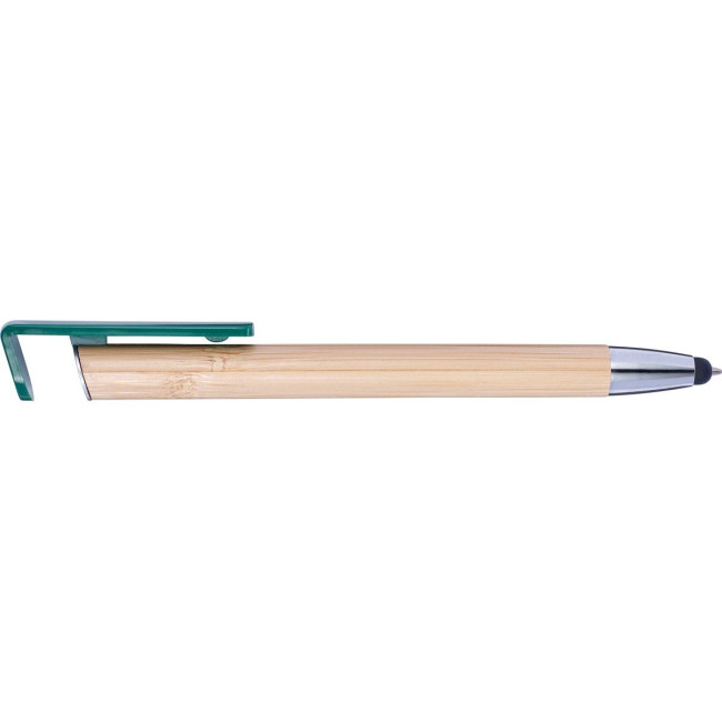 Promotional Bamboo ballpen and stylus - Image 2