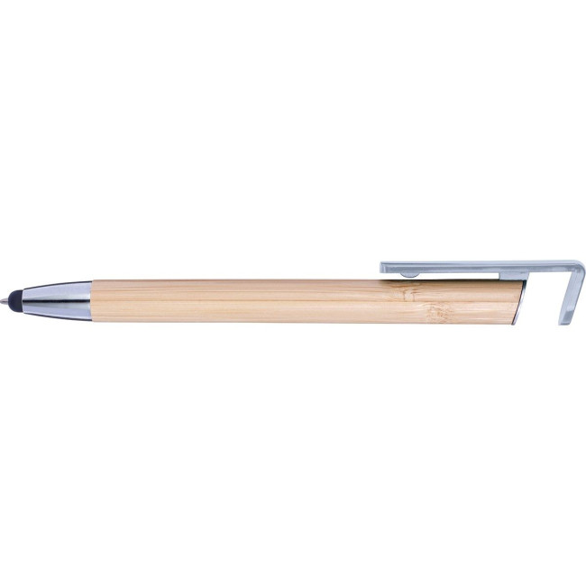 Promotional Bamboo ballpen and stylus - Image 7