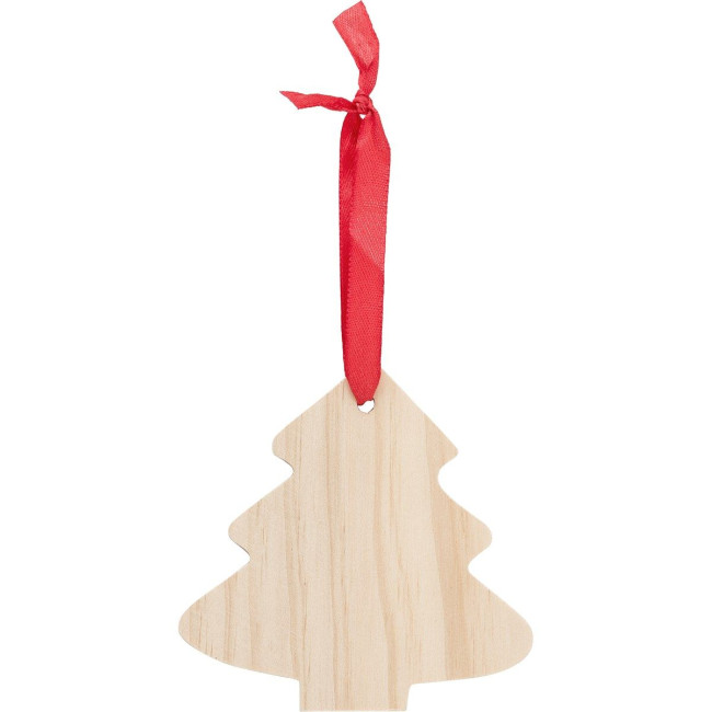 Promotional Wooden Christmas Tree Decoration - Image 1