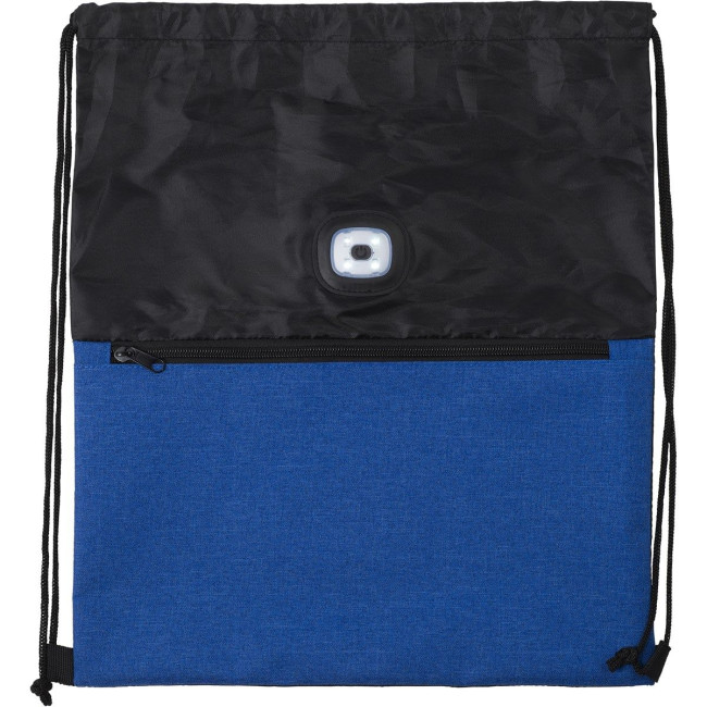 Promotional Drawstring Backpack with COB light - Image 4