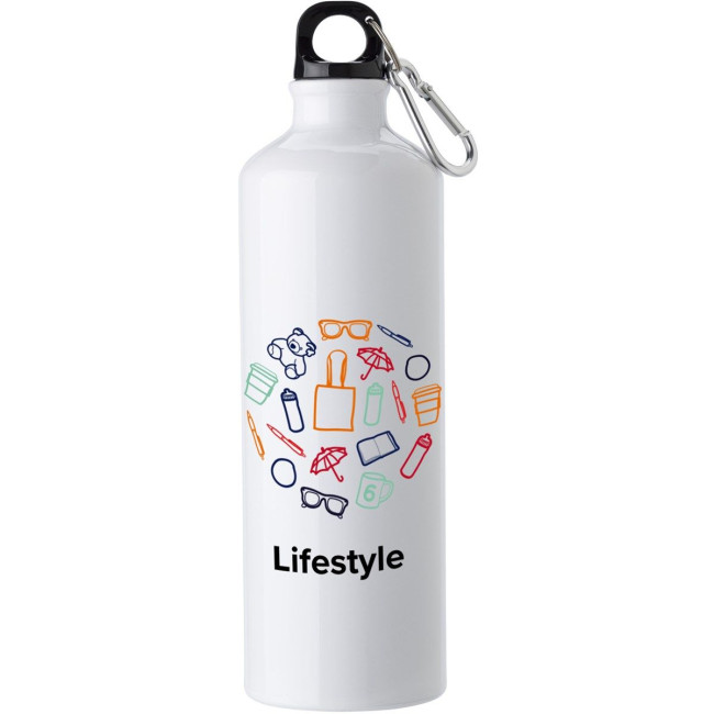 Promotional Aluminium single walled water bottle 750ml - Image 4