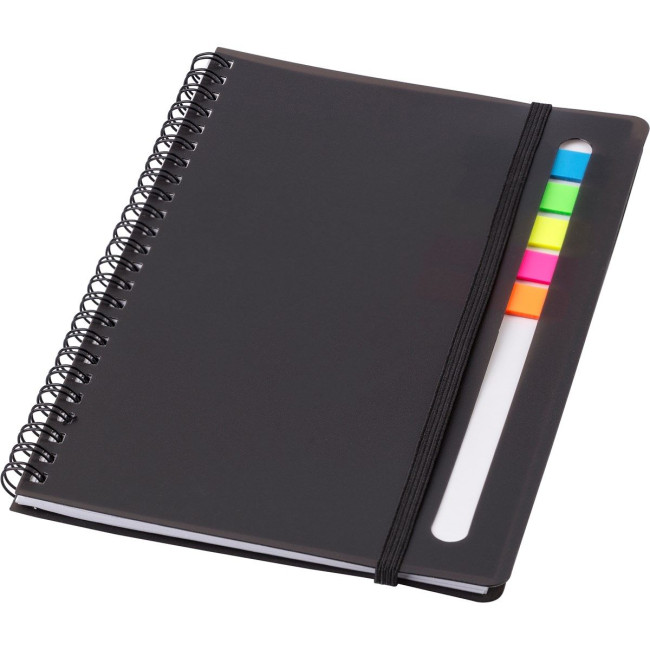 Promotional Notebook with sticky notes - Image 1